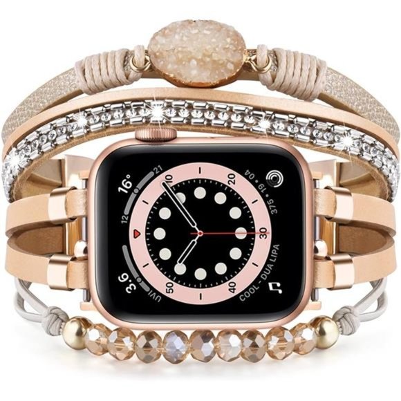 NEW Beaded Boho Multilayer Apple Watch Band main image 4